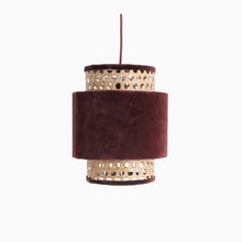 Charger l'image dans la galerie, Luminaire Velvet Velours cylindre à suspendre