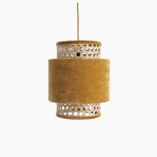 Charger l'image dans la galerie, Luminaire Velvet Velours cylindre à suspendre