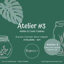 Charger l'image dans la galerie, Réalisez votre terrarium XXL - Atelier 3 & Carte cadeau